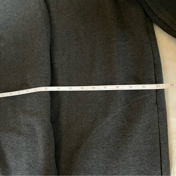 Gentle Fawn - Charcoal Overcoat with Inverted hems - Picture 3 of 9